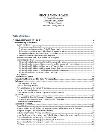 Miscellaneous Issues - Locatethelaw.org