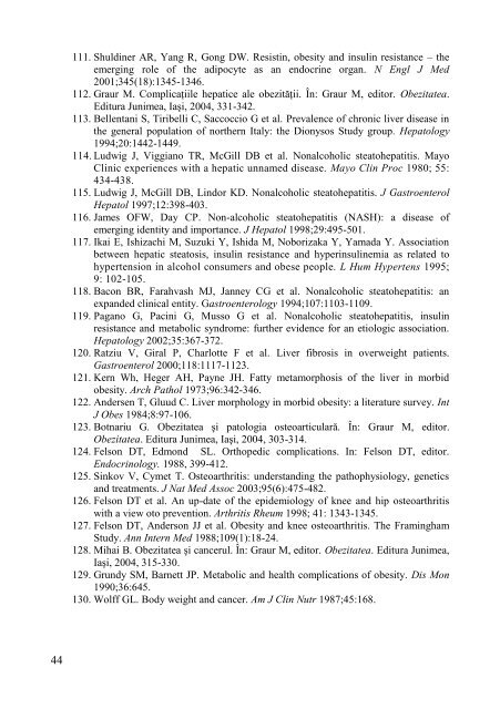 obezitatea într-o comunitate rurală din judeţul iaşi - Gr.T. Popa