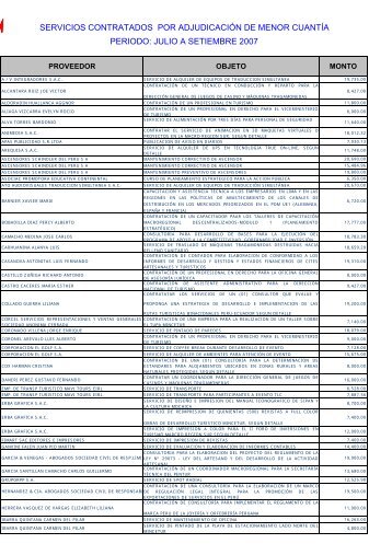 P.WEB.SERVICIOS 3T-07(Nuevo)xls - Ministerio de Comercio ...