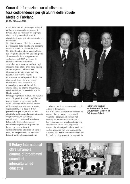 variazione dell'effettivo - Rotary Club Fabriano