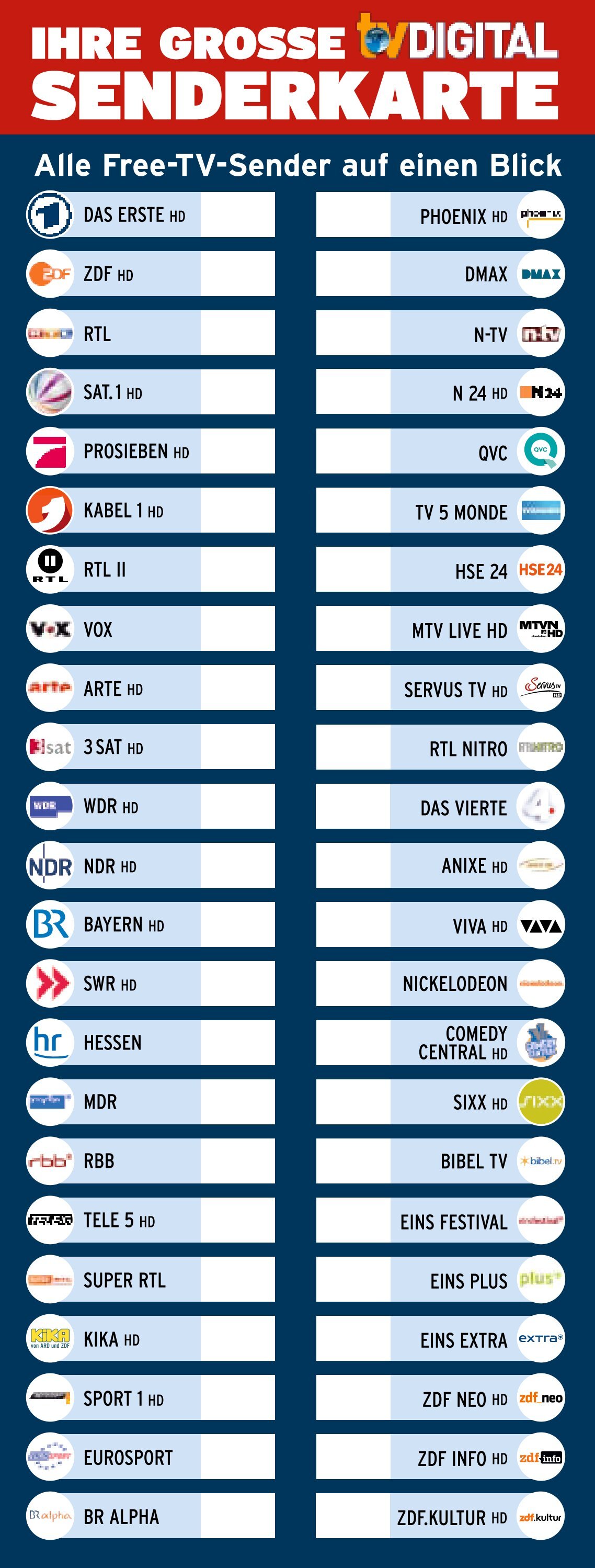 Free Tv Sender Liste