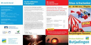 Programm Zirkus- & Drachenfest - Butjadingen