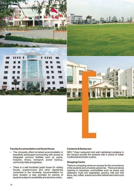 admission brochure - Teerthanker Mahaveer University