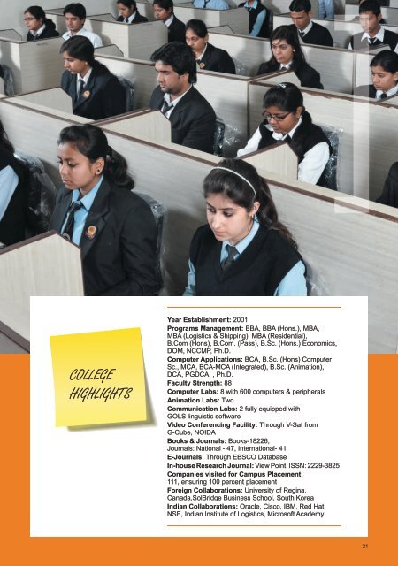 admission brochure - Teerthanker Mahaveer University