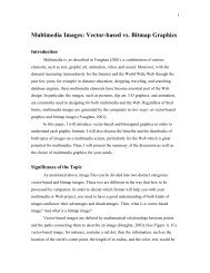 Multimedia Images: Vector-based vs. Bitmap Graphics