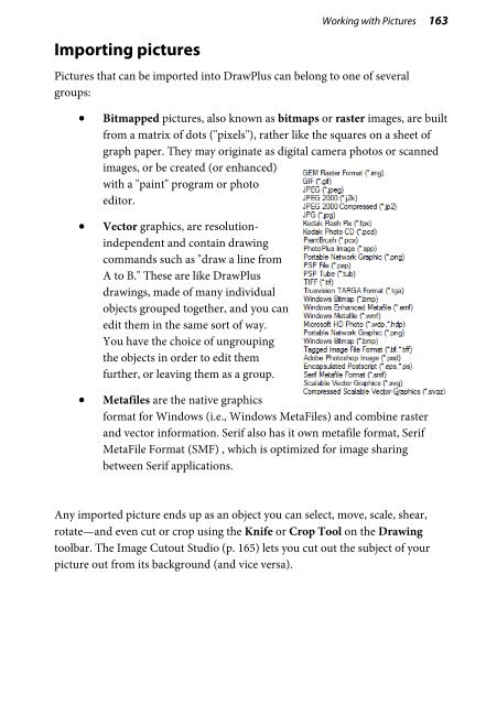 Table of Contents - Serif
