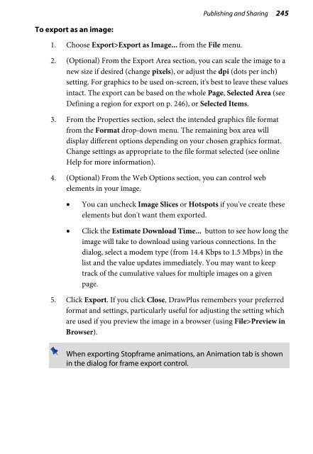 Table of Contents - Serif