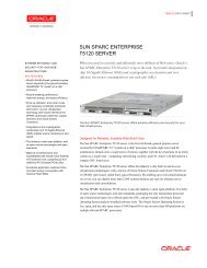 Sun SPARC Enterprise T5120 Server Data Sheet - Anima BCI