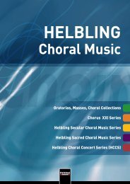 helbling choral music
