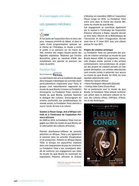 rapport d'activité 2010 (pdf - 12.7 M) - musée du quai Branly