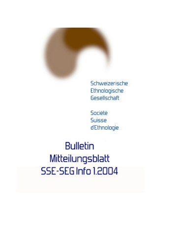 INFO SEG-SSE 1.04 - Société Suisse d'Ethnologie