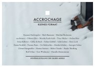 ACCROCHAGE - Galerie Merkle