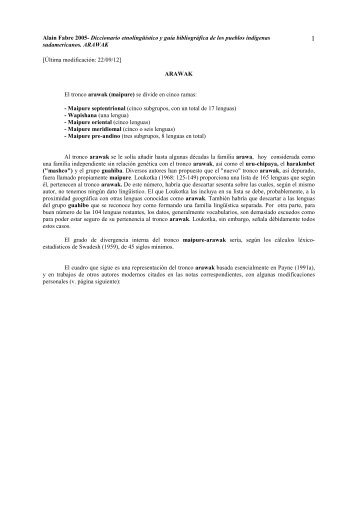 Alain Fabre 2005- Diccionario etnolingüístico y guía bibliográfica de ...