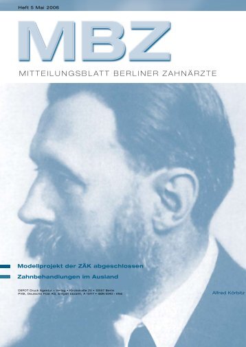 Buch- Tipp - Zahnärztekammer Berlin