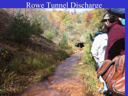 Characteristics & Treatment of Mine Drainage in the Anthracite ...