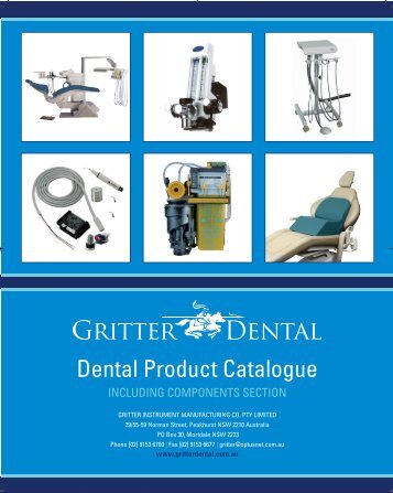Dental Product Catalogue - Gritter Dental