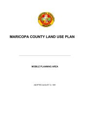 MARICOPA COUNTY LAND USE PLAN