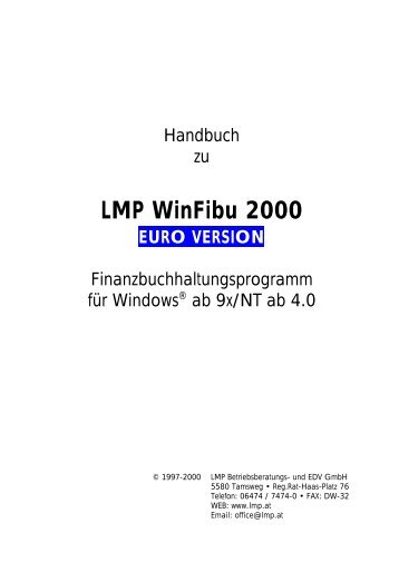 LMP WinFibu 2000 - LMP EDV eU