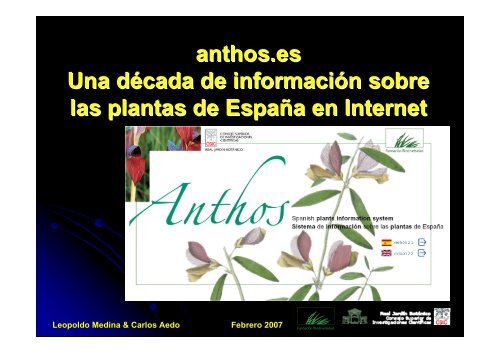 anthos.es Una década de información sobre las plantas de España ...