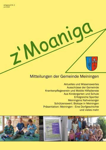 z'Moaniga - Meiningen