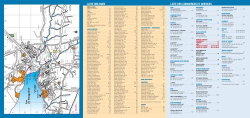 plan de ville sanguinet - CDT Landes