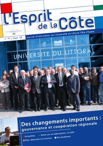 Des changements importants : - Université du Littoral Côte d'Opale