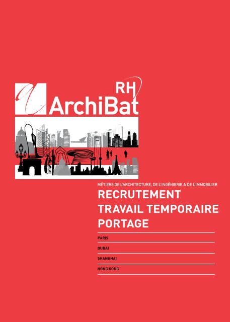 RECRUTEMENT TRAVAIL TEMPORAIRE PORTAGE - ArchiBat