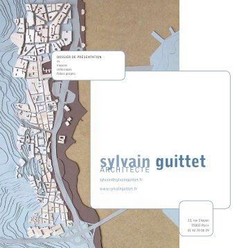 Book - Sylvain Guittet : Architecte