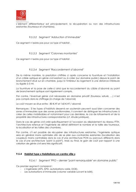 Le rapport d'étude complet - Aménagement Numérique des Territoires