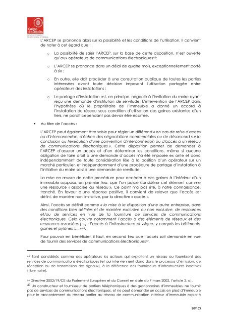 Le rapport d'étude complet - Aménagement Numérique des Territoires