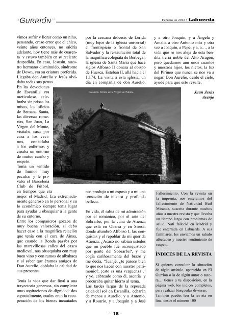 La fiesta de invierno en Labuerda - Revista El Gurrión