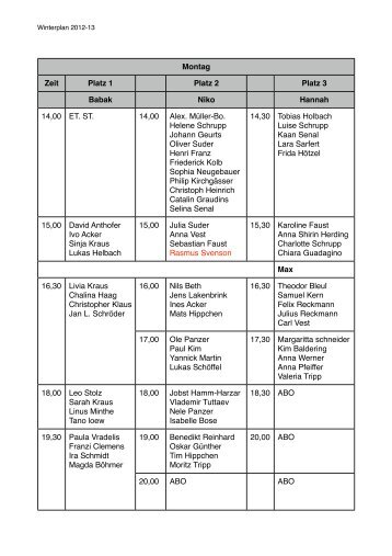 Trainingsplan Babak Winter 2012-2013 - Mainzer Tennishalle an ...