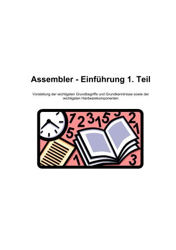 Assembler - Einführung 1. Teil