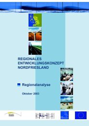 Regionales Entwicklungskonzept Nordfriesland Regionalprofil