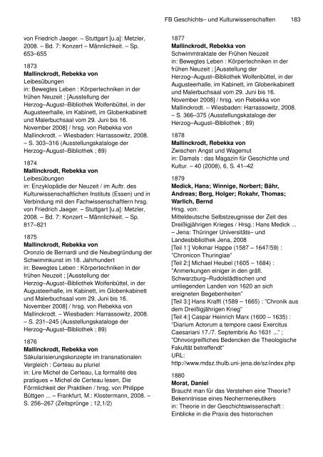 bibliographie - Freie Universität Berlin