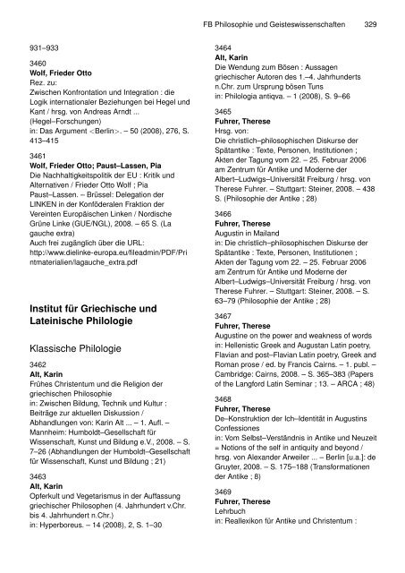 bibliographie - Freie Universität Berlin