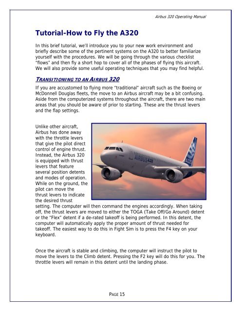 A320 Operating Manual - Delta Virtual Airlines
