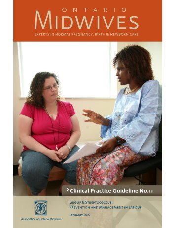 Clinical Practice Guideline No.11 - Ontario Midwives