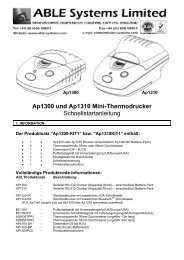 Able Ap1300 und Ap1310