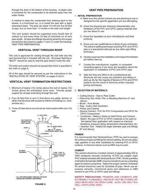 Power Vented Gas Models FPSH/FPCR/FPST with ... - Geisel