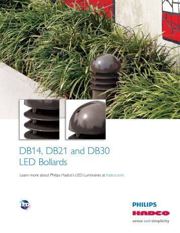 DB14, DB21 and DB30 LED Bollards - Hadco