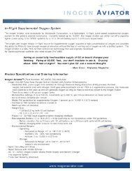 INOGEN AVIAT R - In-Flight Oxygen System, Inogen Aviator Home