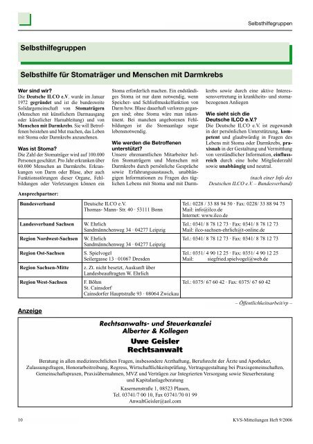 Editorial Informationen - Kassenärztliche Vereinigung Sachsen