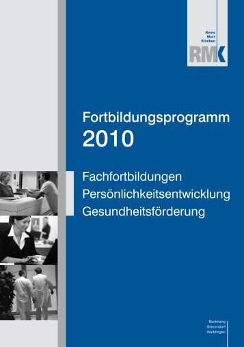 Fortbildungsprogramm 2010 - Rems Murr Kliniken