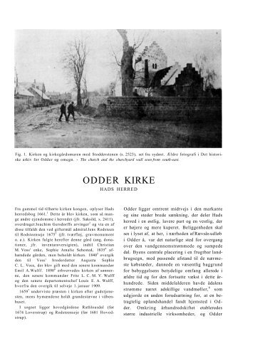 ODDER KIRKE - Danmarks Kirker - Nationalmuseet