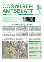 Coswiger Amtsblatt