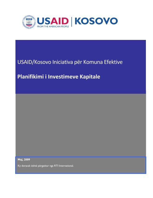 Planifikimi i Investimeve Kapitale - Emi-kosovo-rti.org