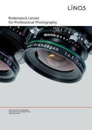 Objektive für die Fachfotografie - Linhof & Studio Ltd.