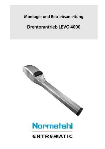 Drehtorantrieb LEVO 4000 - Normstahl