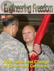 AES holds first Change of Command Ceremony - Afghanistan ...